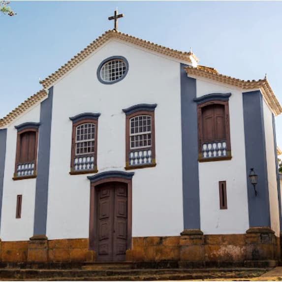 Igreja de São João Evangelista, conhecida como Igreja dos Mulatos em Tiradentes